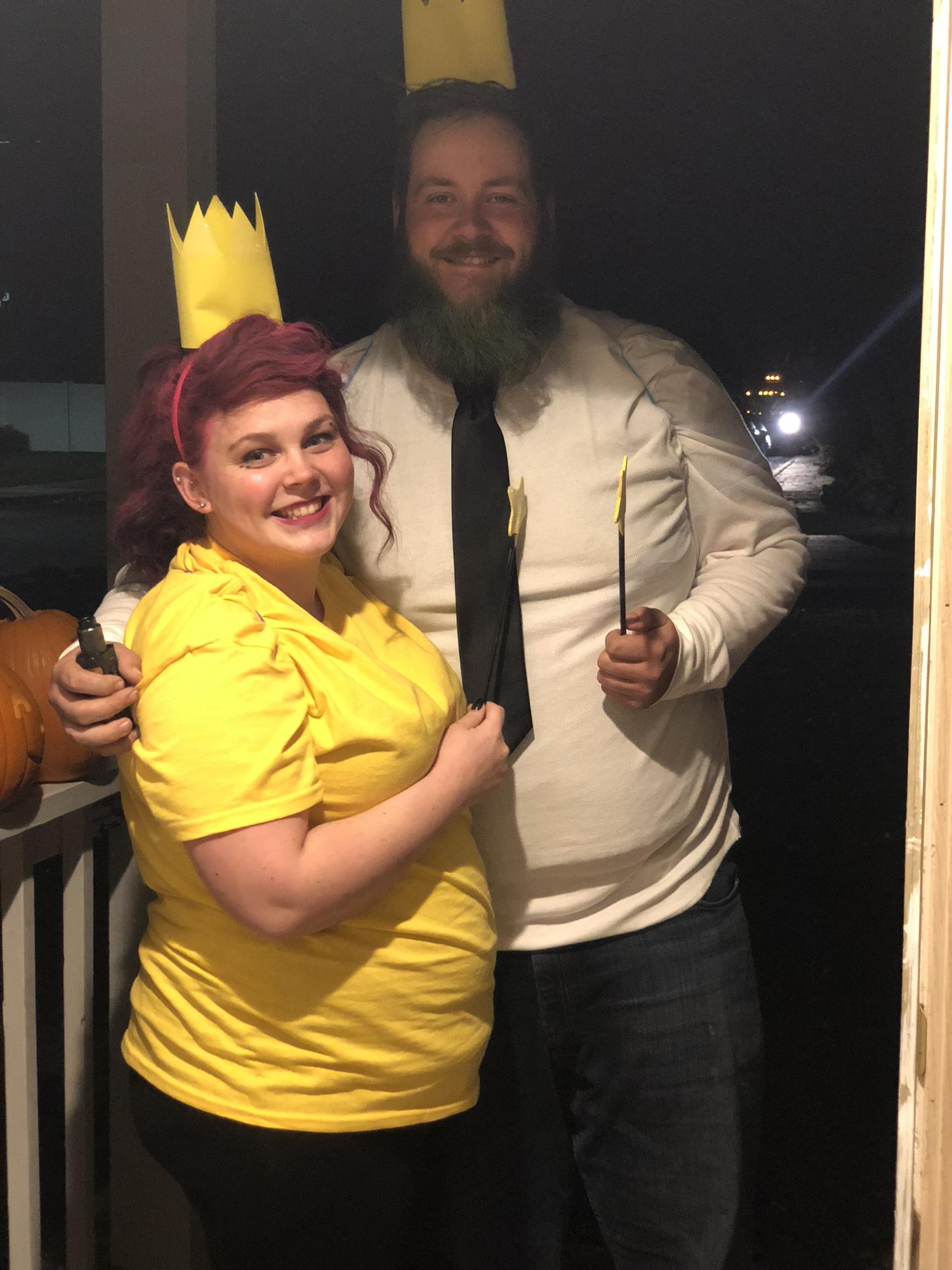 Our first couples Halloween costume. "The Fairly Odd Parents"