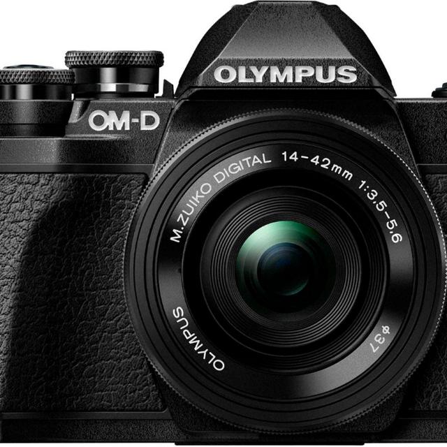 Olympus - OM-D E-M10 Mark III Mirrorless Camera with 14-42mm Lens - Black