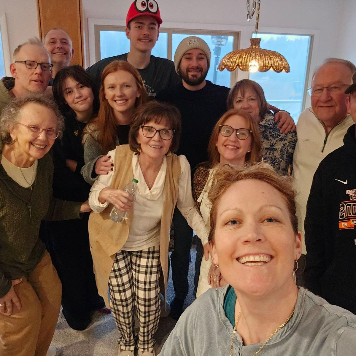 Our first thanksgiving together celebrating at the Farm!