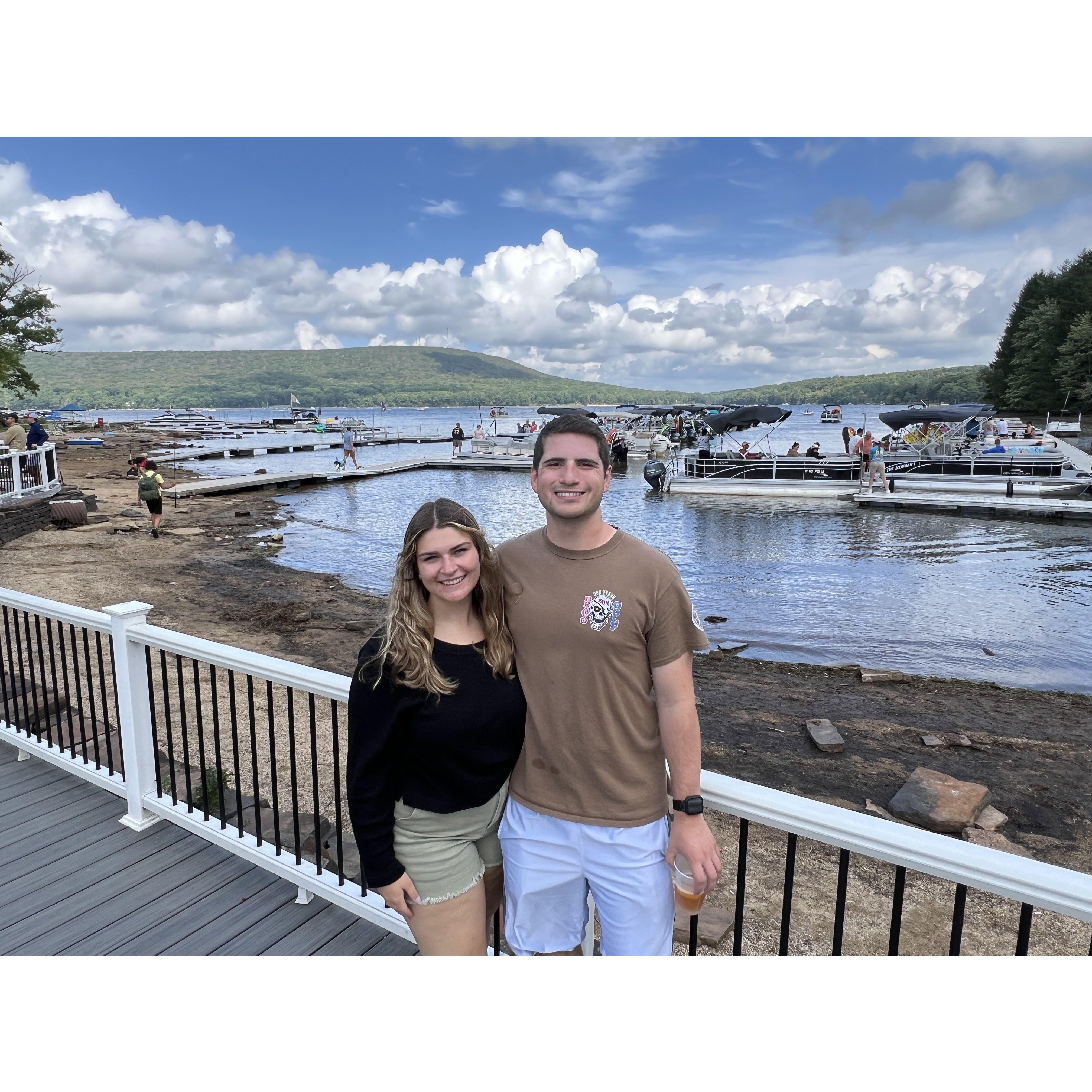 we told each other we wanted to marry each other earlier this morning in West Virginia