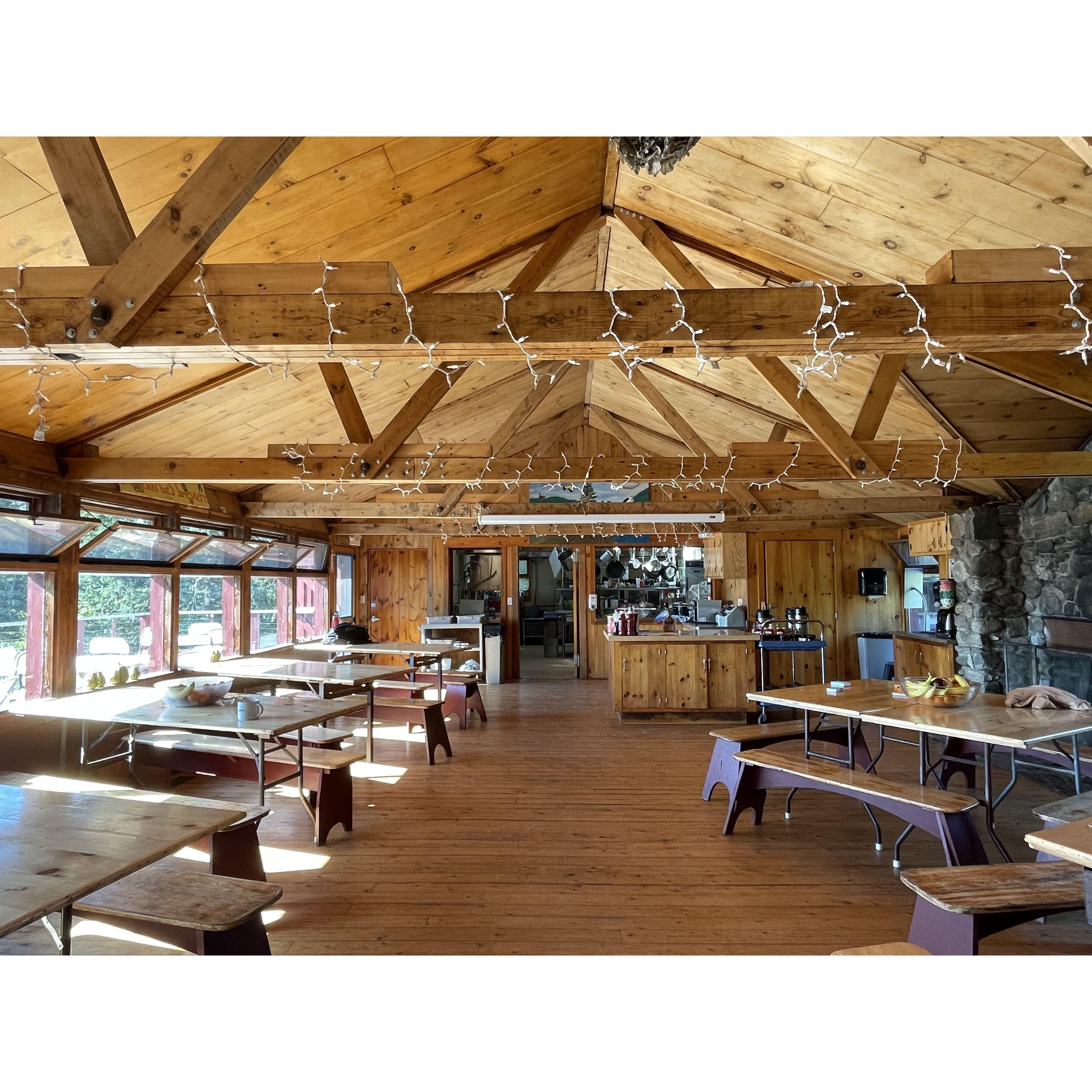 Inside "The Maine" at Blueberry Cove