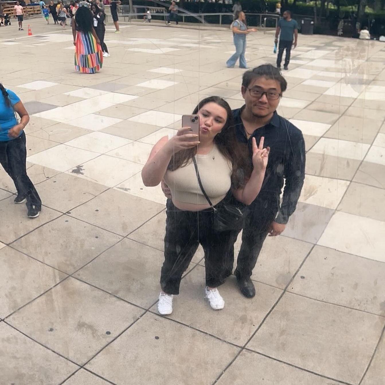 Visting the Bean in Chicago