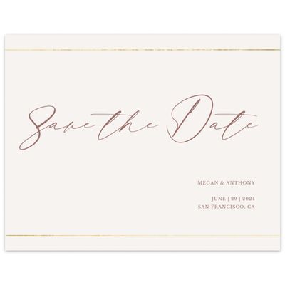 Light Oatmeal, Beige Wedding Digital Save the Date - Sheffield Landscape