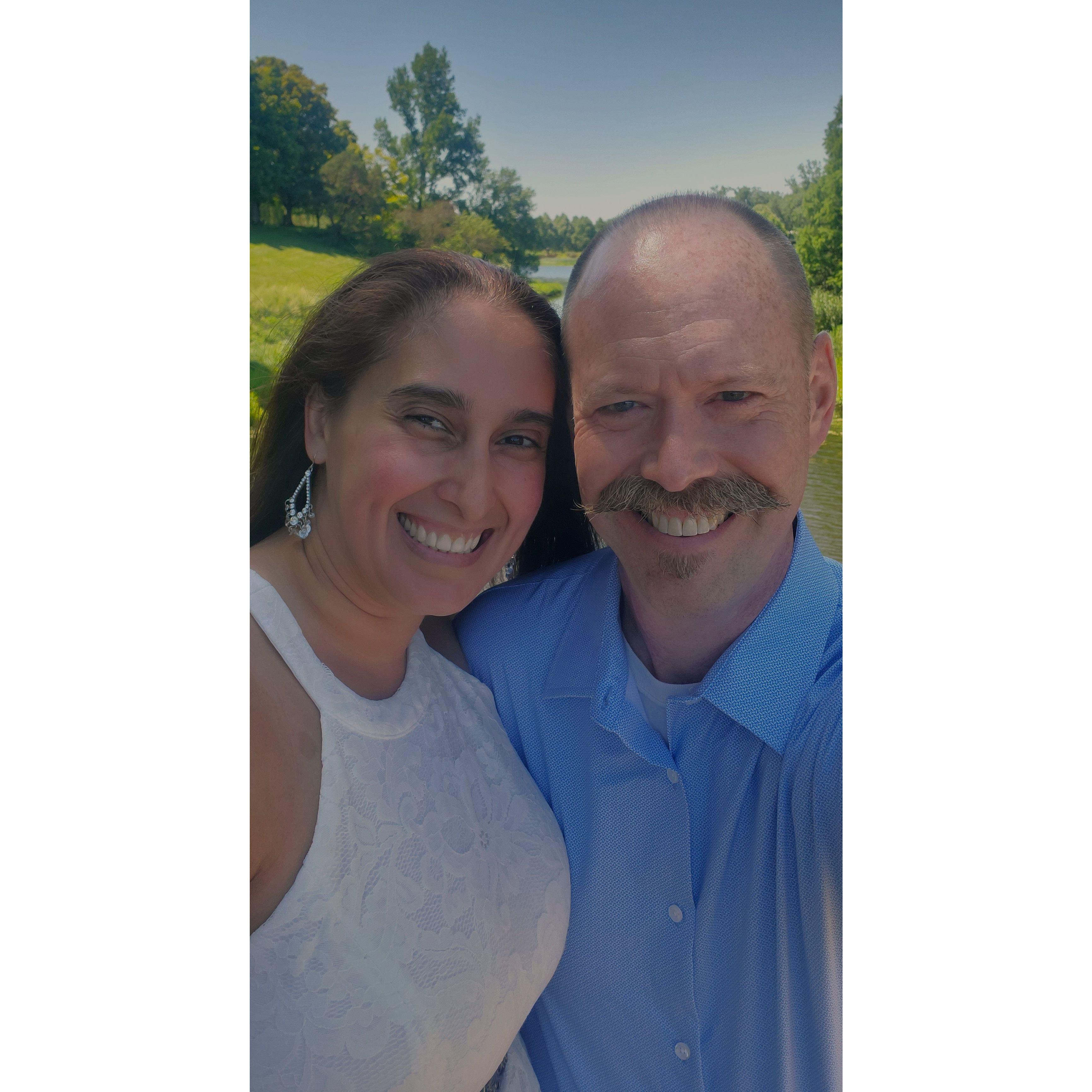 A few amature photos from our engagement photo session at the Chicago Botanical Gardens. June 14, 2024