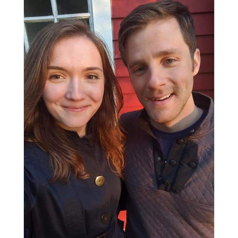 Our first photo together during Nate's first trip back to Indiana October 2019