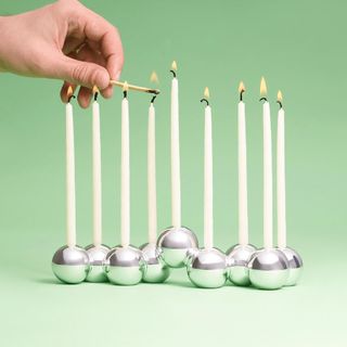 Bubble Aluminum Menorah