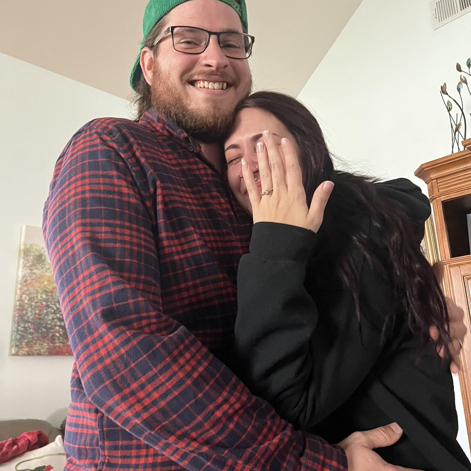 Minutes after saying yes