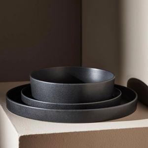 Stone by Mercer Project MODAN Stoneware Dinnerware Set - Black