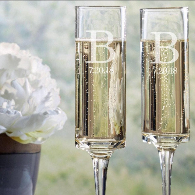 Wedding Toasting Flutes - Style FB6 (G 7.12.25)