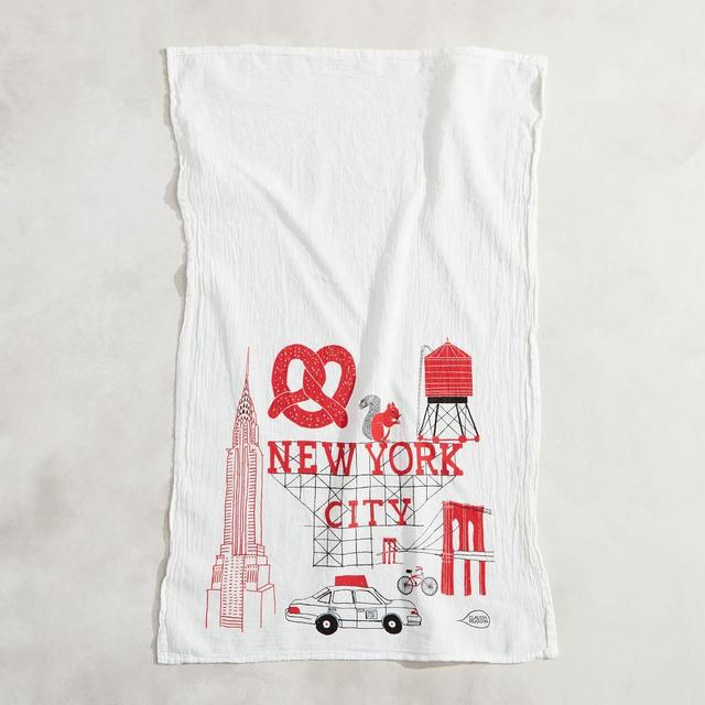 Claudia Person City Tea Towel, NYC