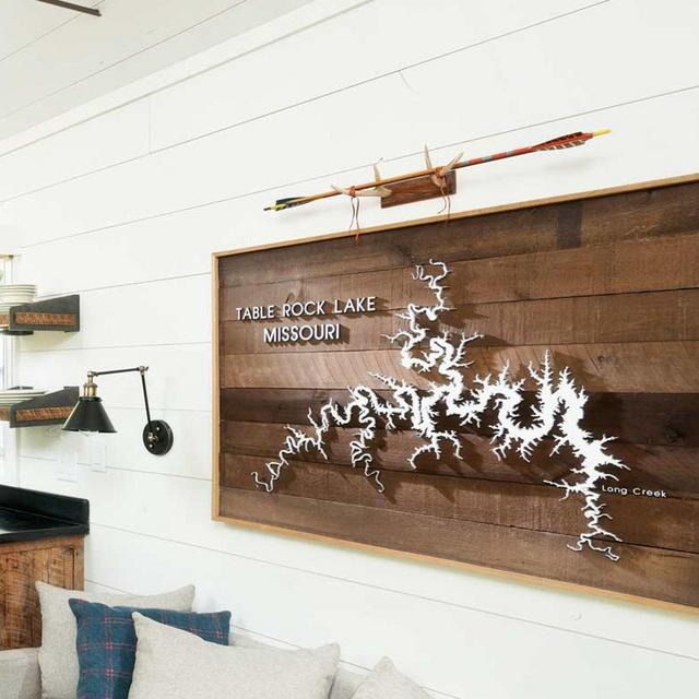 Lake House Decor Lake Wall Art Any Lake Or River Map Available - Topographical Lake Wall Decor - Lake House Sign - Lake Map - Cabin Decor