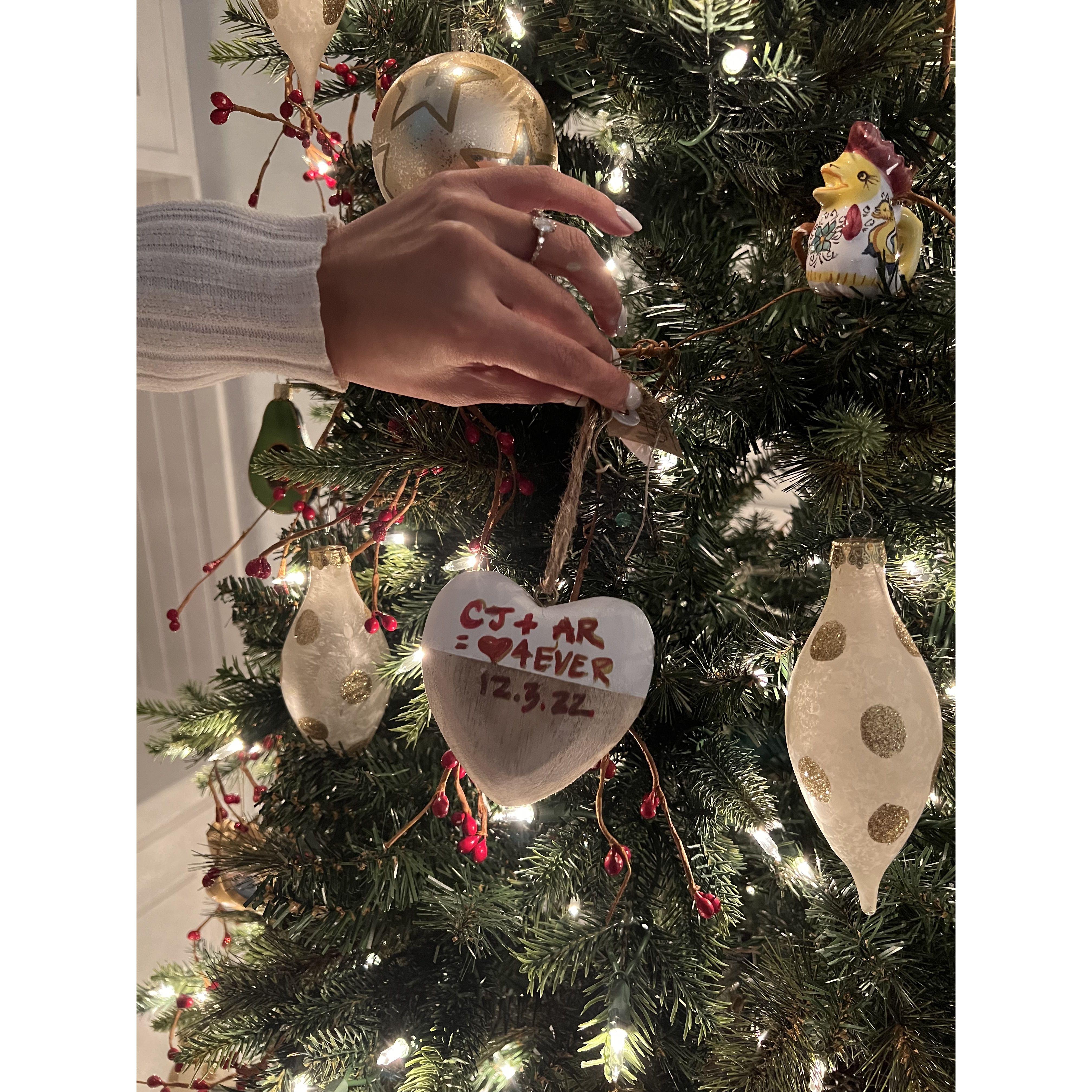 our first engaged Christmas
