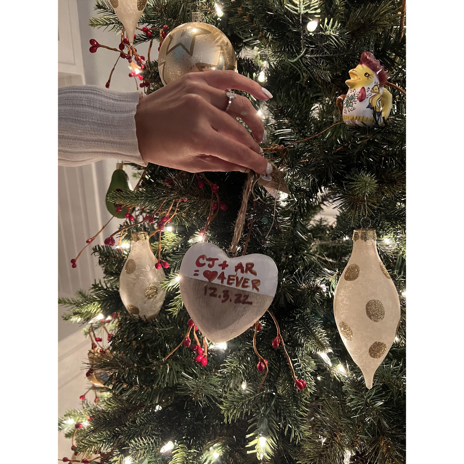 our first engaged Christmas