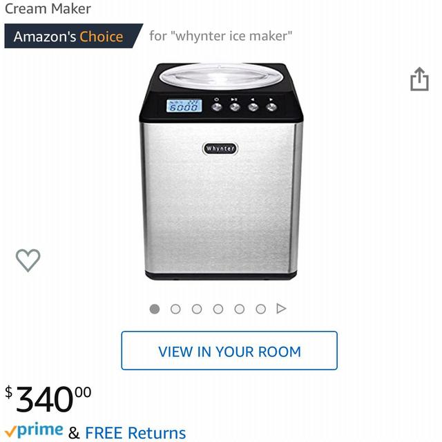 Ice cream maker