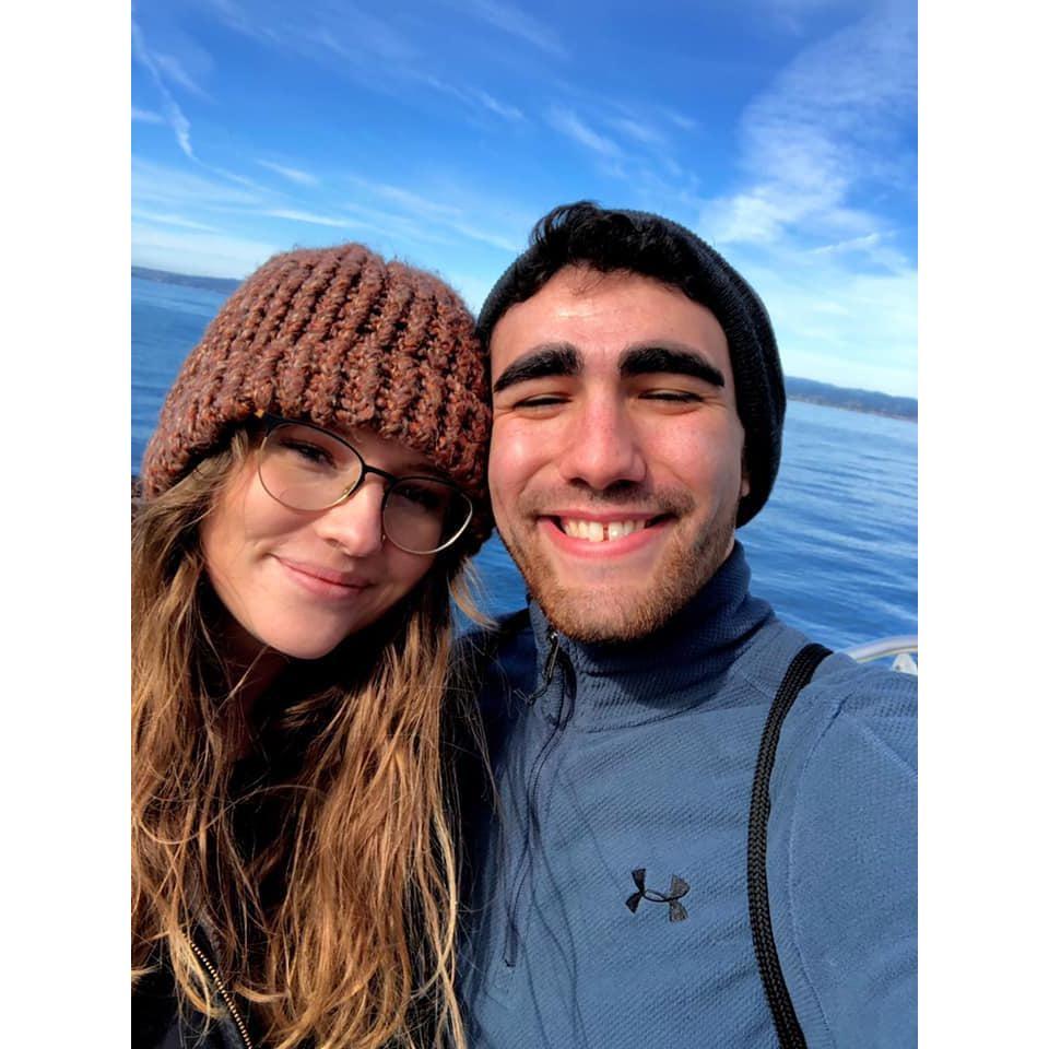 One of our first adventures- whale watching
