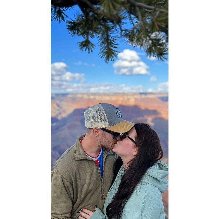 October 24, 2023- The only sweet picture you will get, Grand Canyon trip.