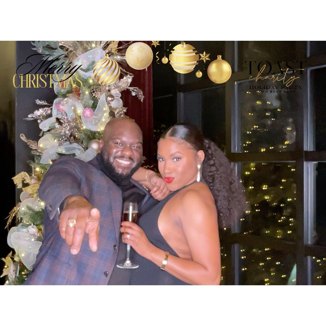 Toast for Charity Christmas party