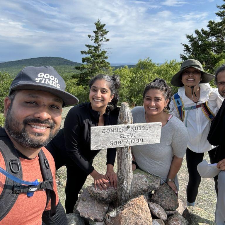 Hiking in Acadia