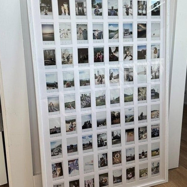 24" x 36" 72 Photo Instant Mini MAT ONLY (bring your own frame!) Multi Photo Frame | Cool Gift Ideas | Wall Art | Decor | Collage
