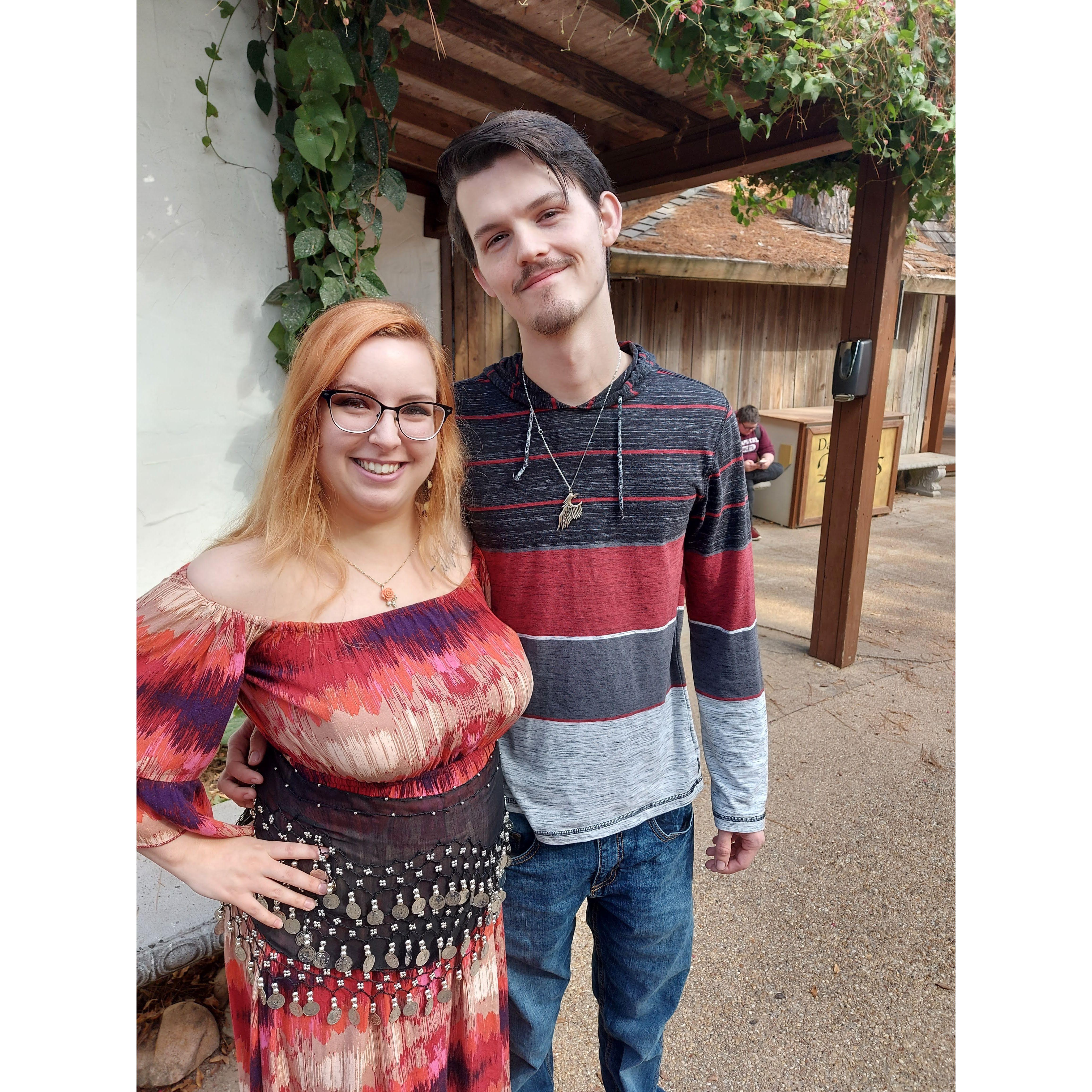 We went to the Ren Faire together!