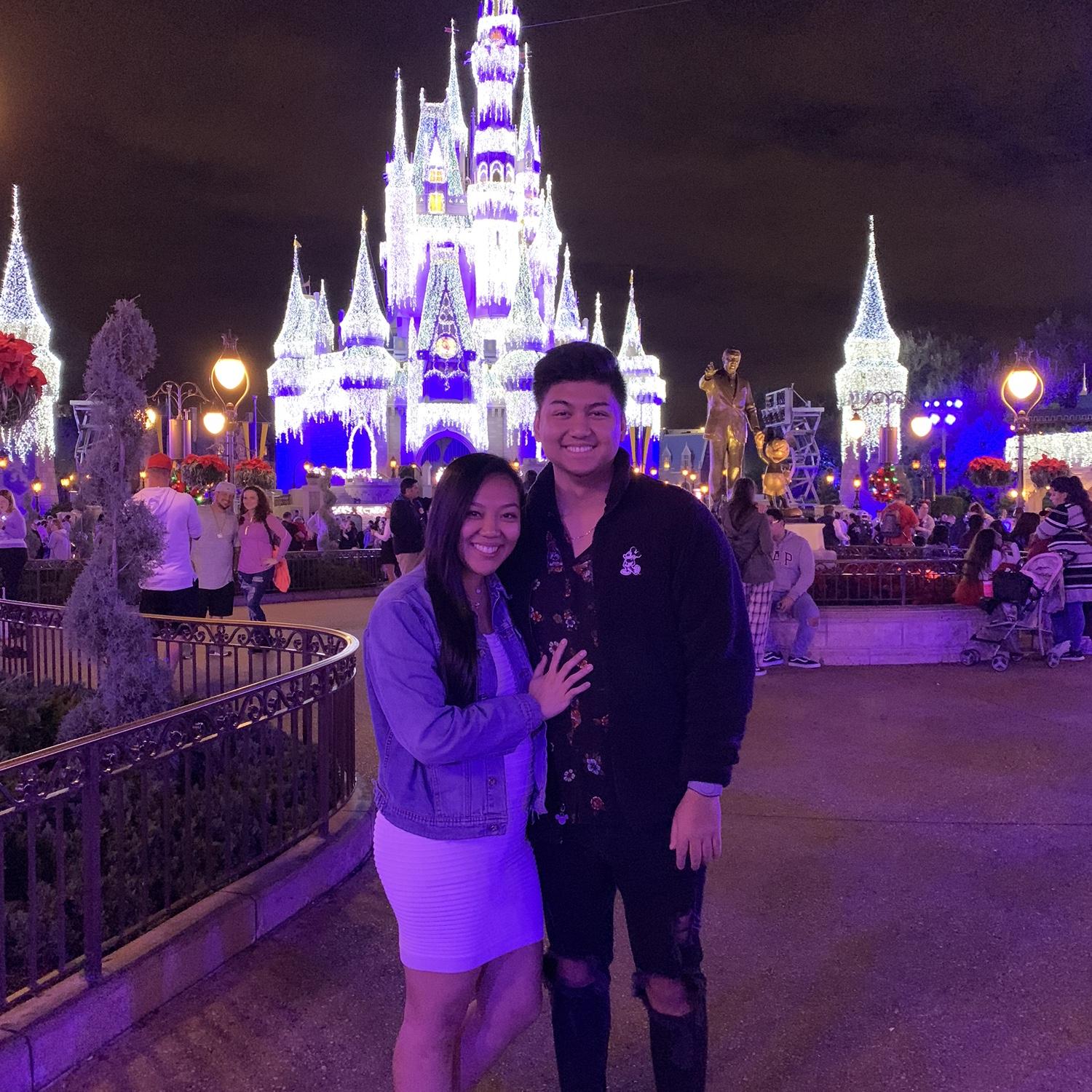 Celebrated our One Year Anniversary at Disney World