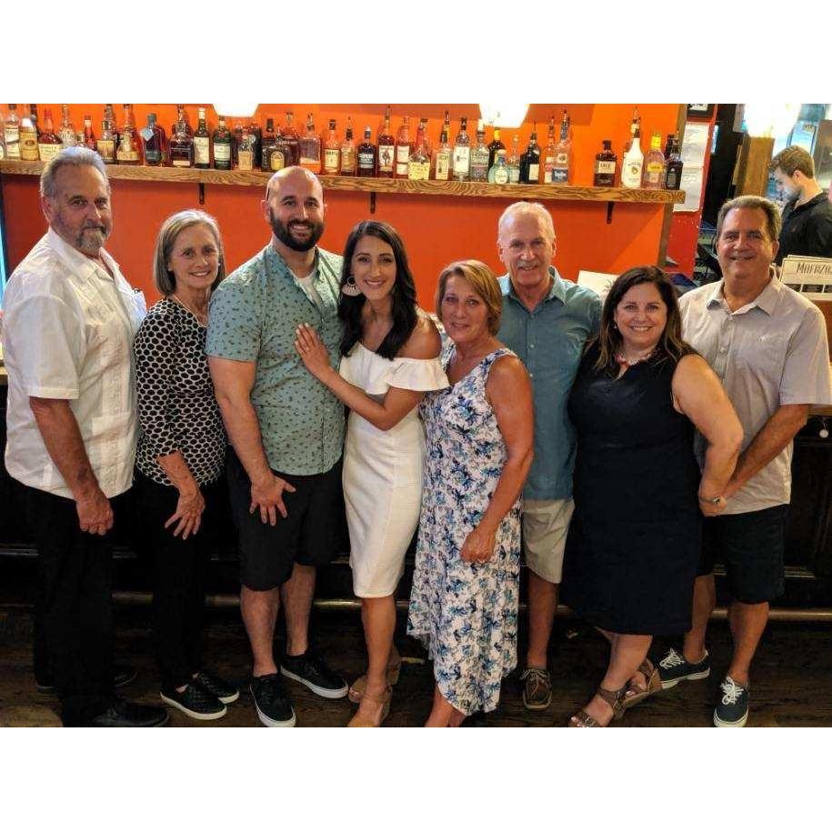 Our first picture with ALL of our parents!! Happy hearts here.