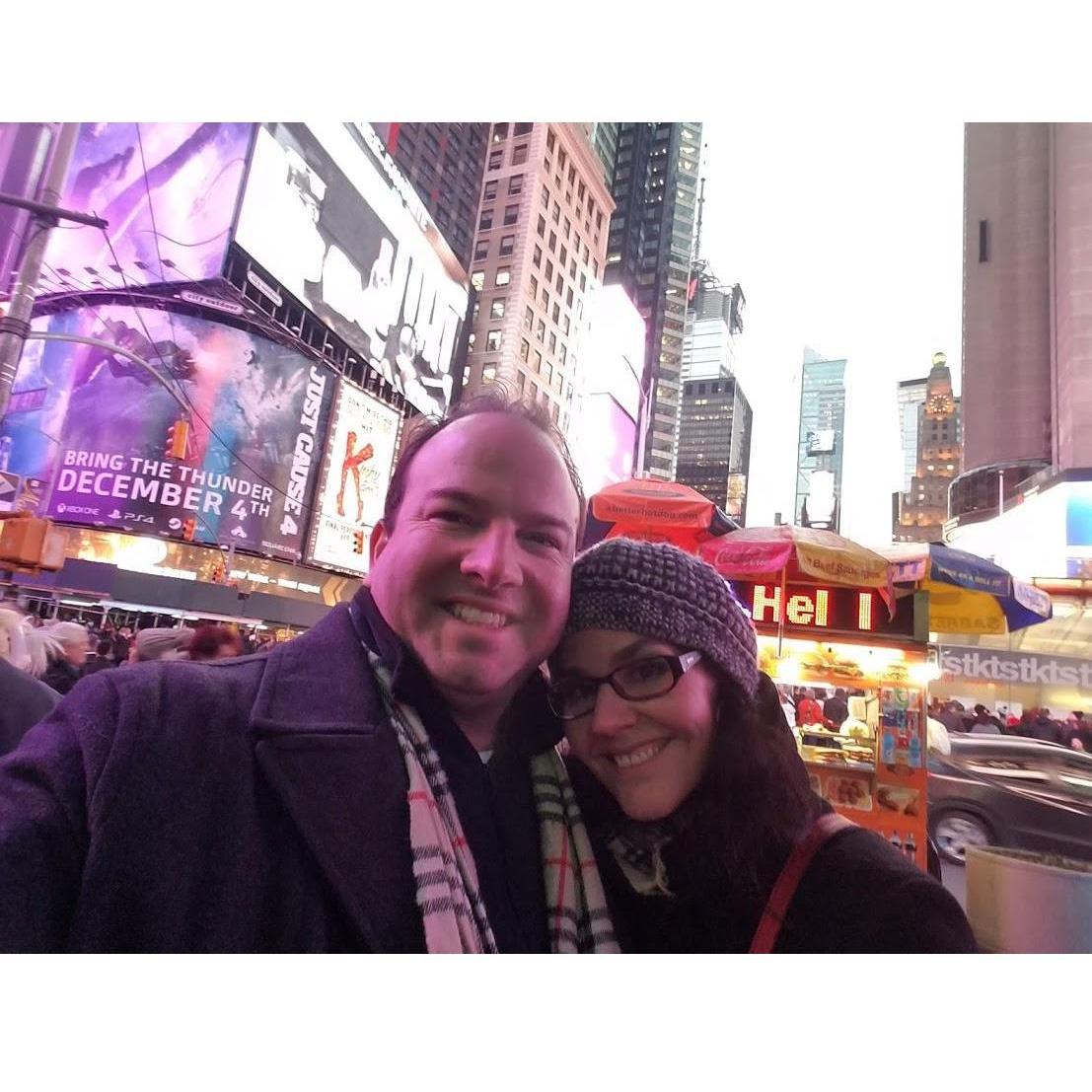 New York City!!! Christmas 2018. This was Christina's first time to NYC.