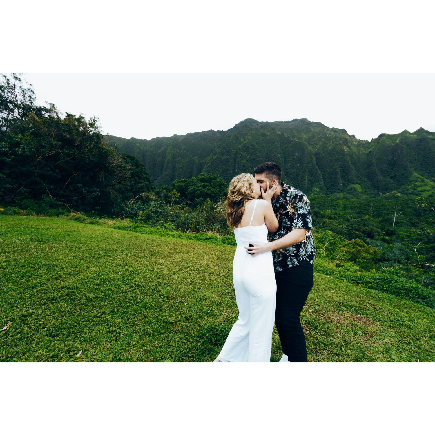 Engagement at the Ho'omaluhia Botanical Garden in Kaneohe, Oahu, Hawai'i - April 2023