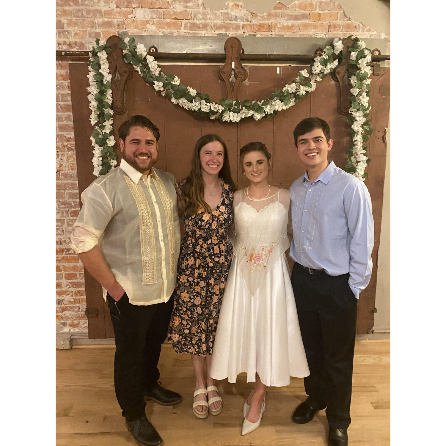 Ian and Riley's rehearsal dinner in Shriner TX