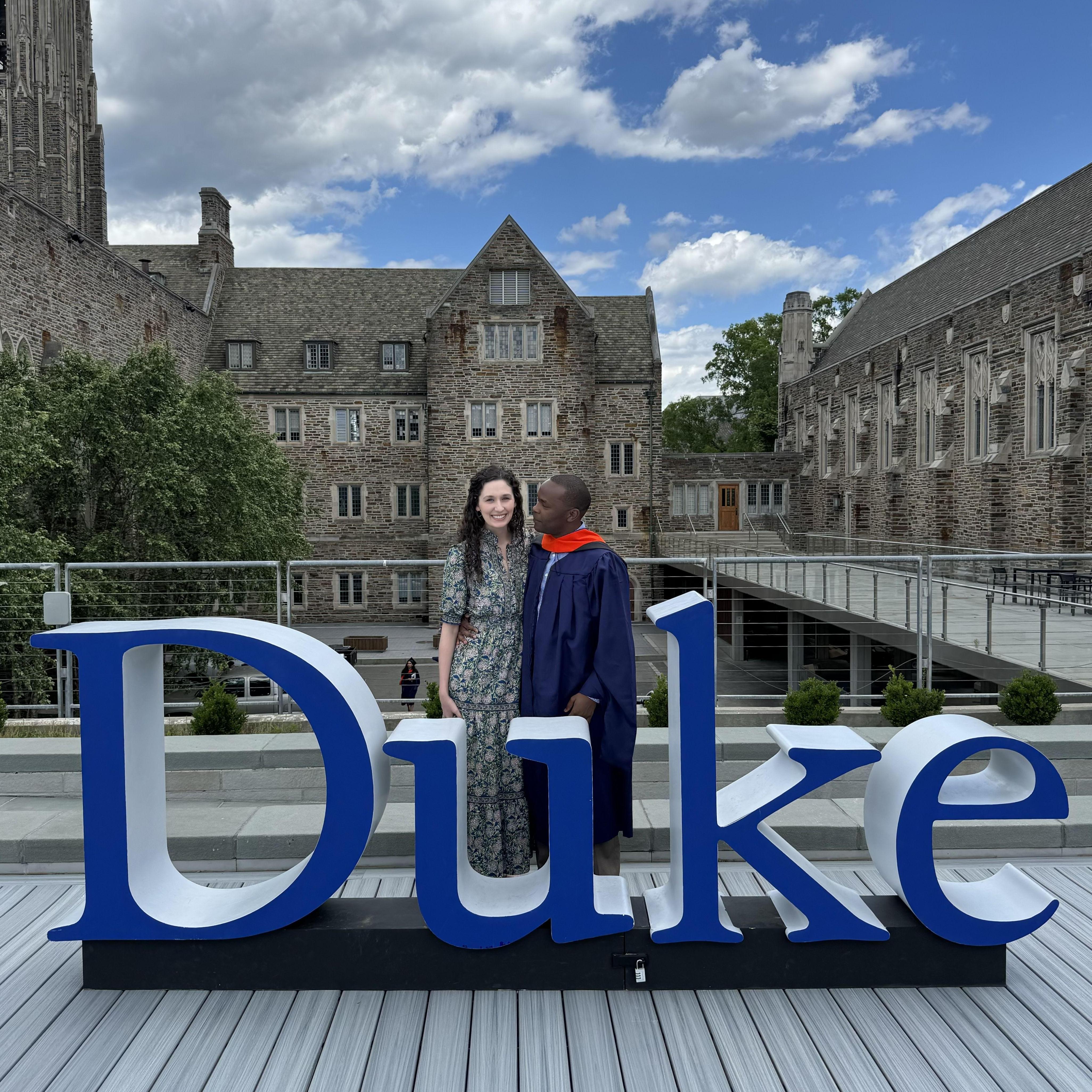 Eric graduated from Duke University with his Masters in May 2024. What a joyful weekend, surrounded by some of the most special people to us!