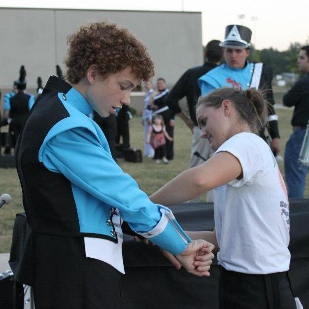 From our marching band days...