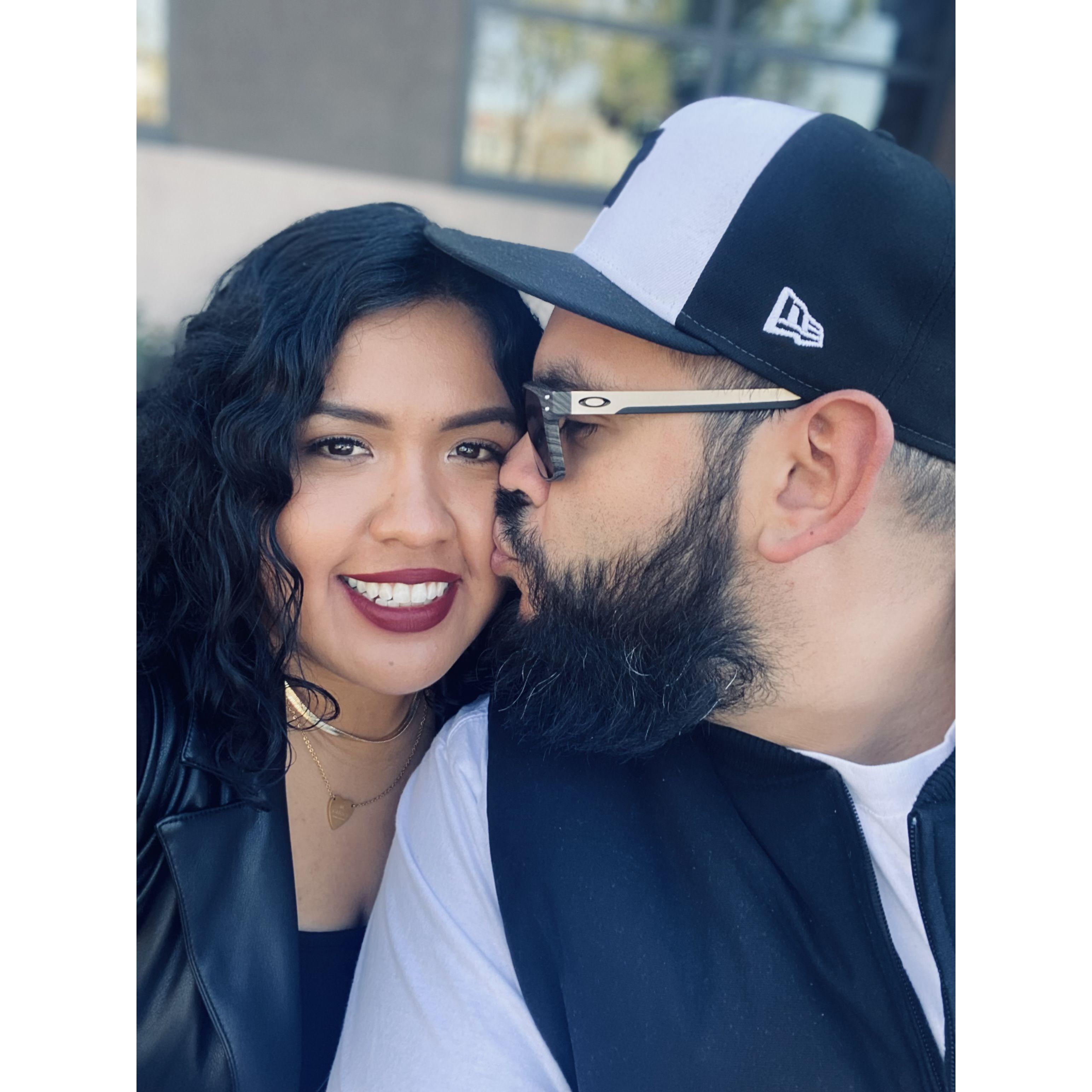 Cheek kisses and heartbeats!