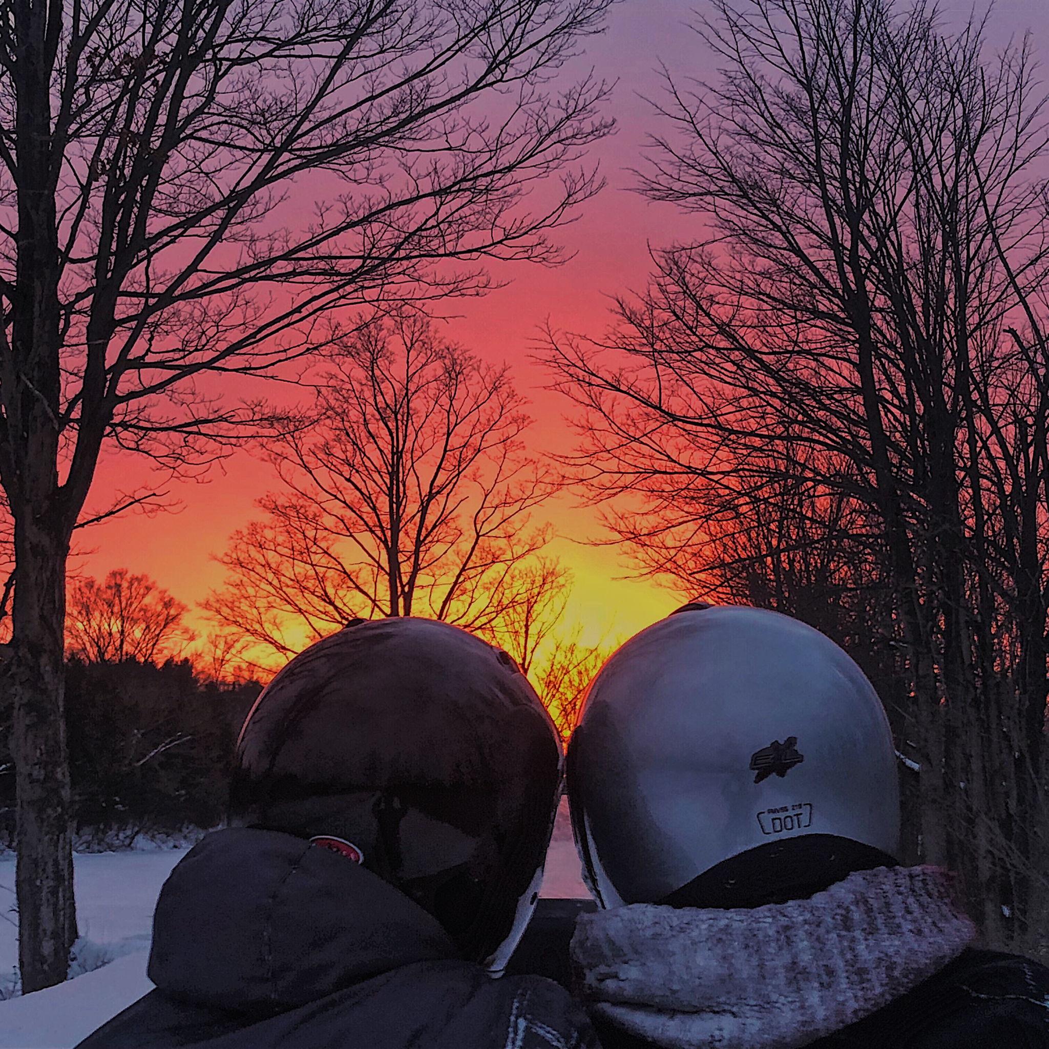 03/18/2018- Our first trip to NY together where we went snowmobiling with Sam's dad!