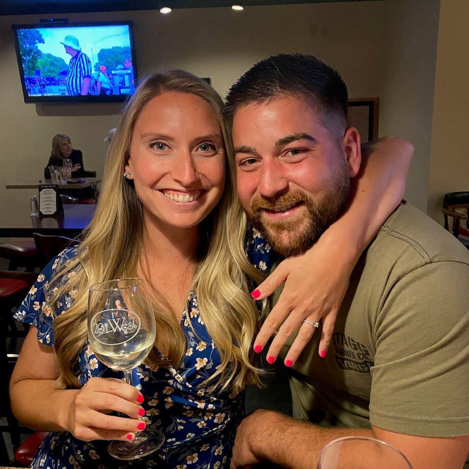 Recreating our engagement picture back home