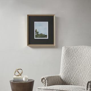 Across The Plains I Framed Glass Art