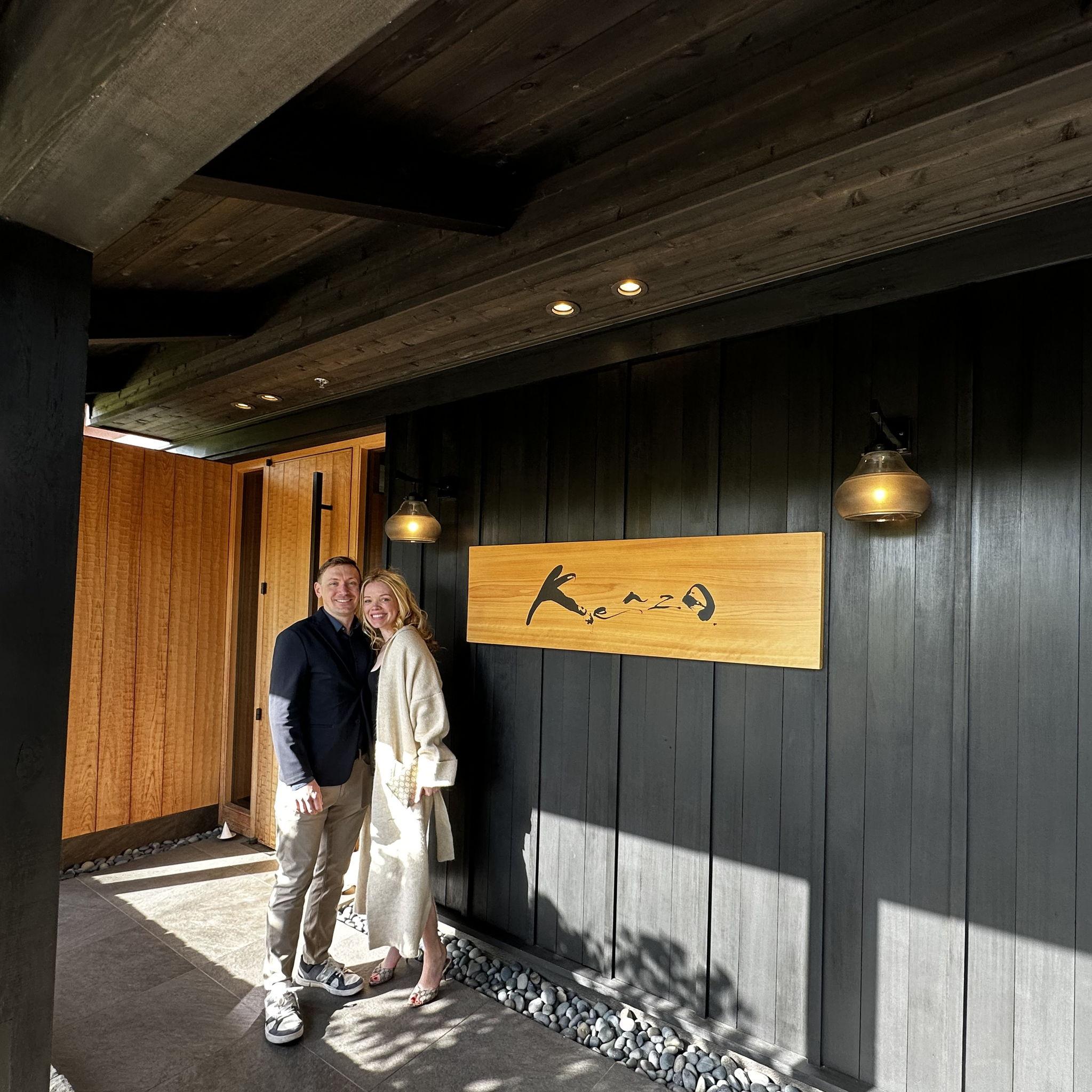 Scott & Shelby's first trip away and photo together