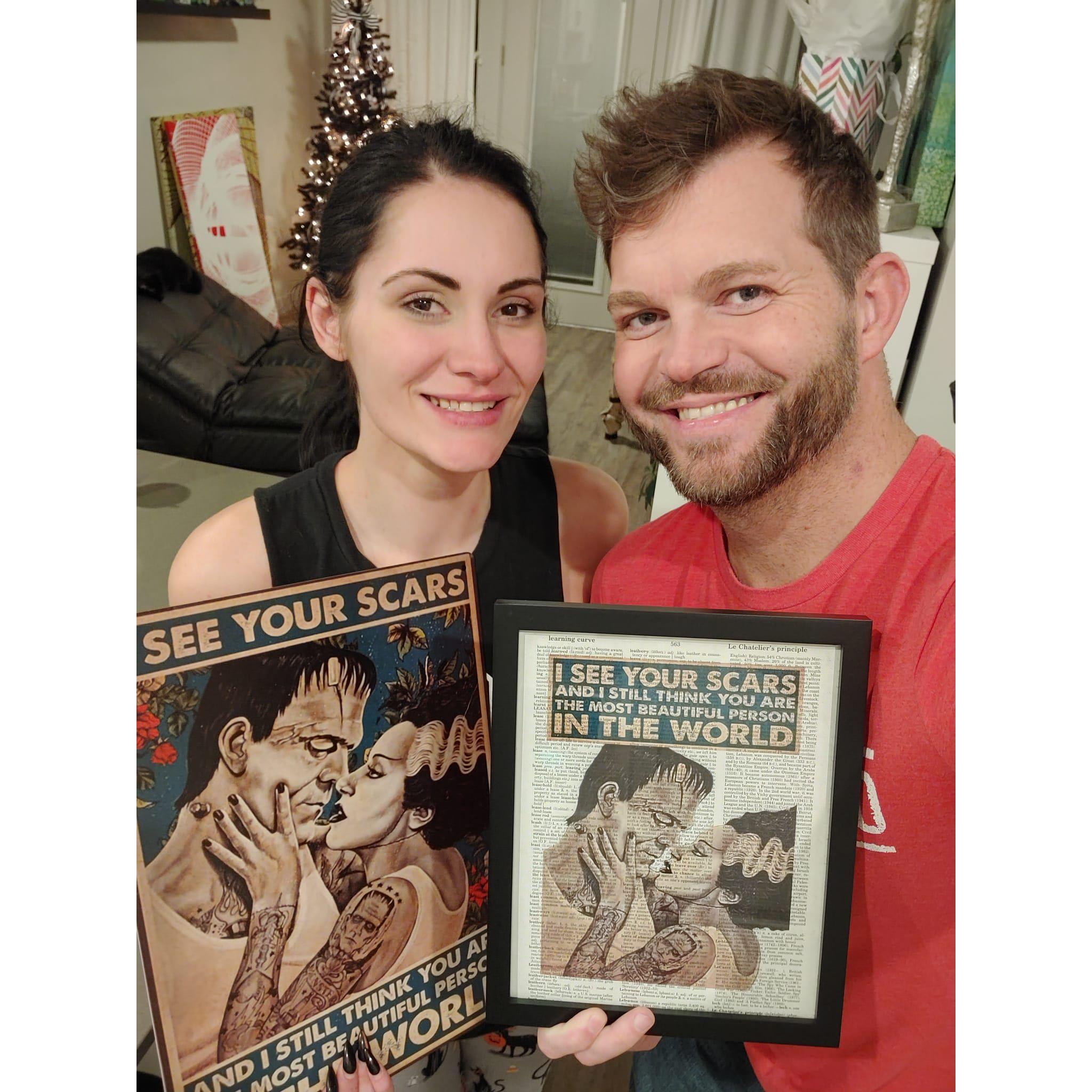 When we randomly bought the same gift for each other