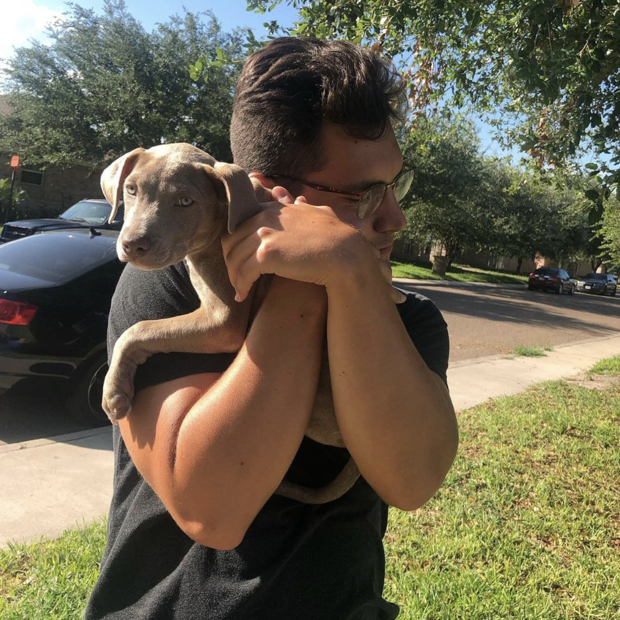 What's that? Oh, yeah. We moved back to Texas and got ourselves a PUPPY!