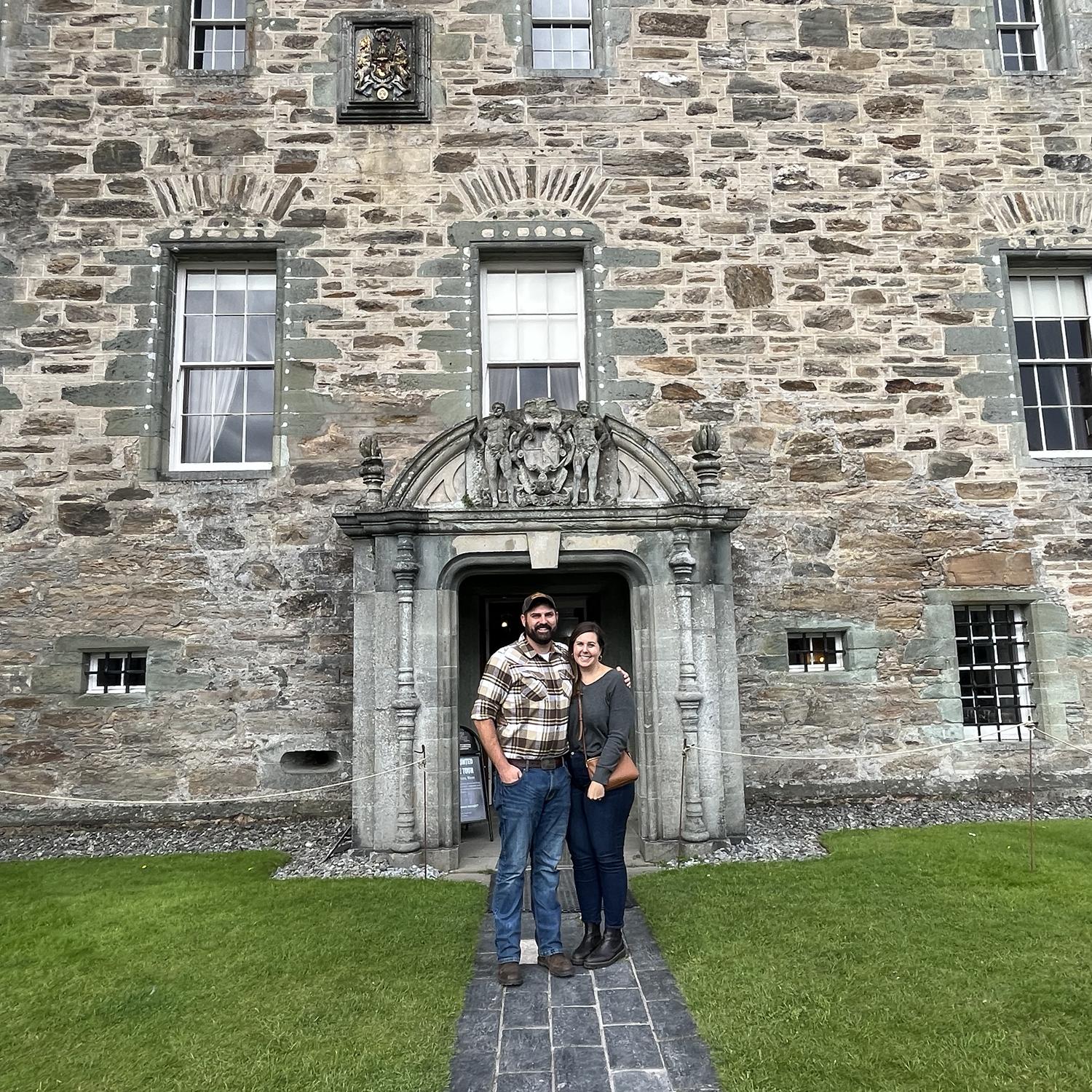 Visited the Menzies Castle in Scotland so Devan could reconnect with his clan!