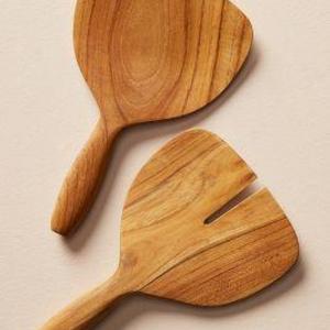 Teak Serving Set