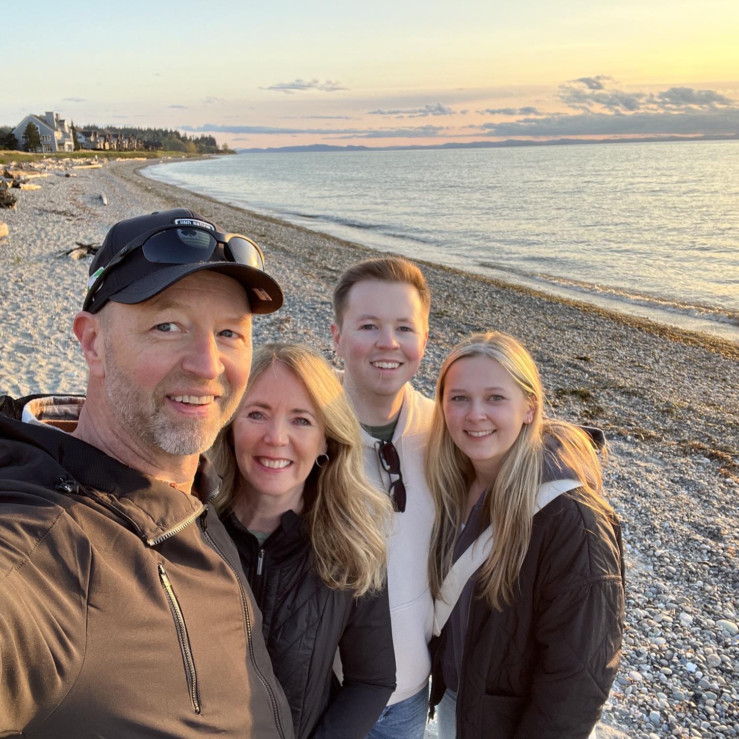 Semiahmoo with Ty’s family!