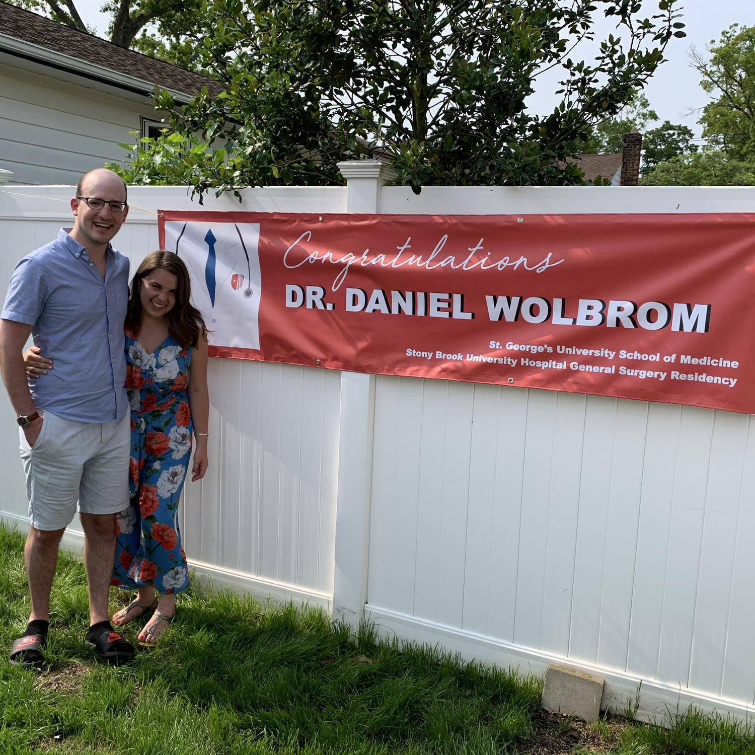 And Daniel’s graduation party in his parents’ backyard in Long Island! June 2019