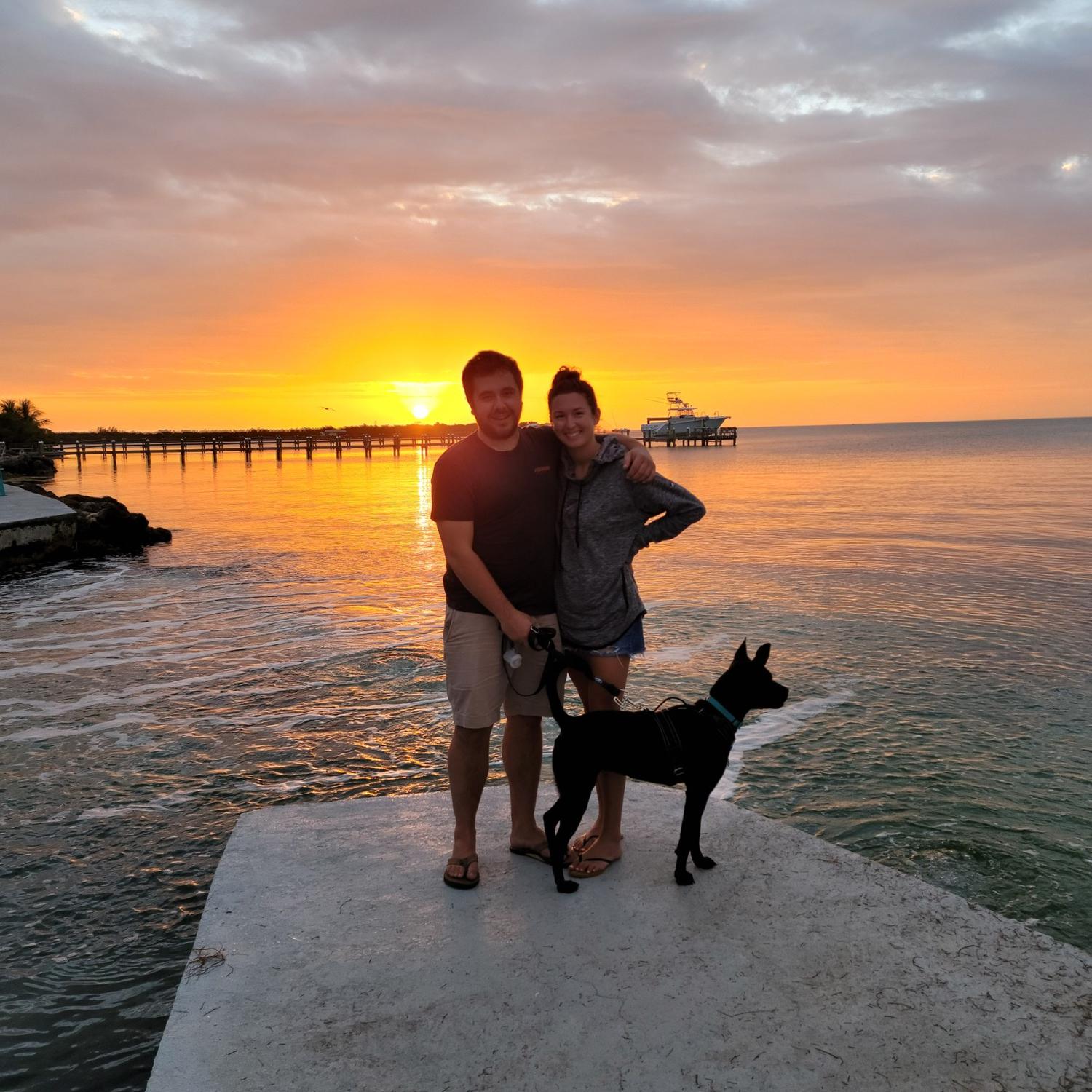 First trip with miss Mia, winter 2021 in the Florida Keys