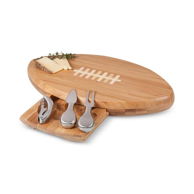 Toscana® by Picnic Time Quarterback Football Cheese Cutting Board & Tools Set