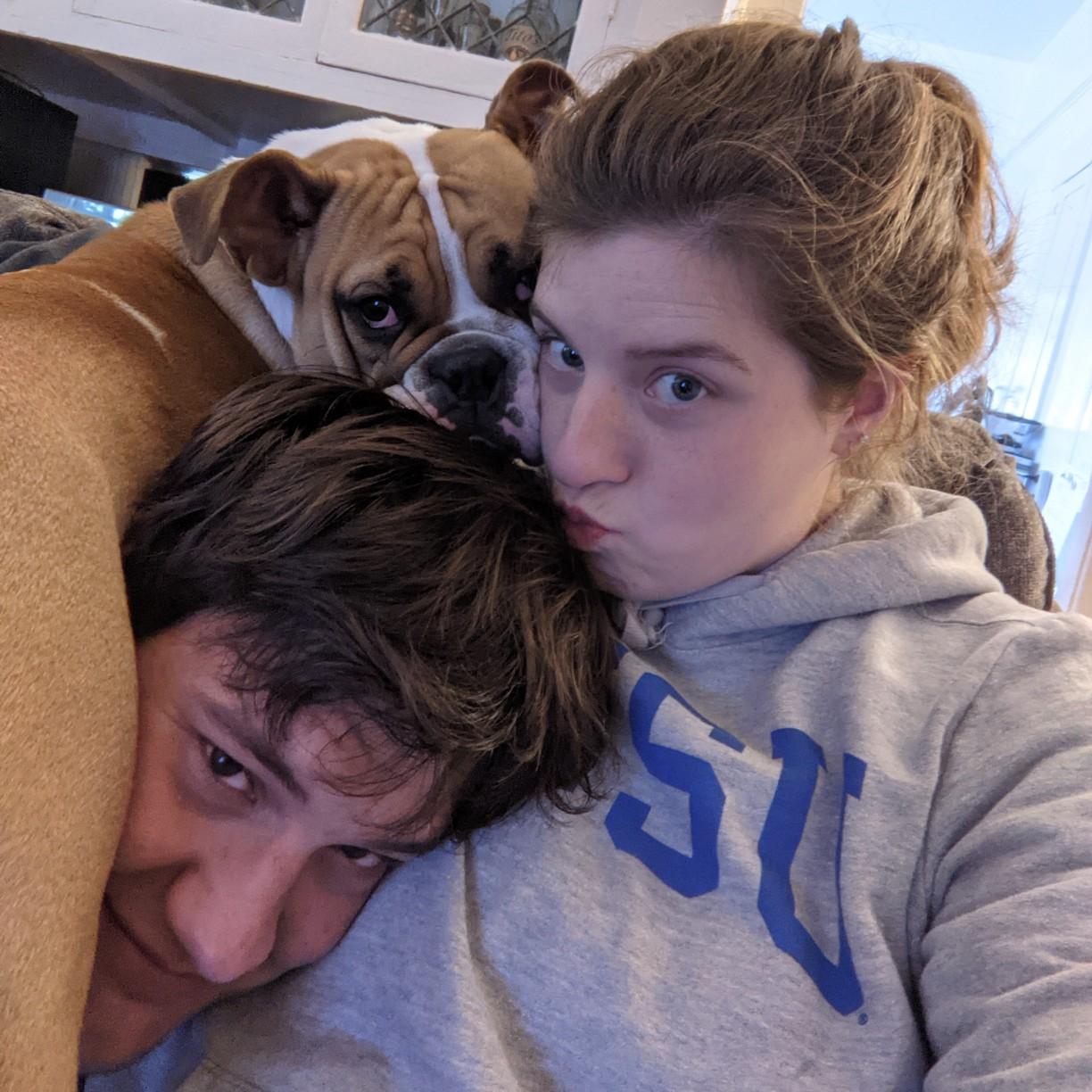Family snuggles