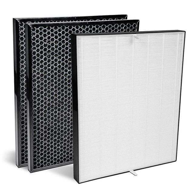 AIRDOCTOR Genuine Filter Replacement - One Year Combo Pack Includes: One (1) UltraHEPA Filters & Two (2) Carbon/Gas Trap/VOC Filter