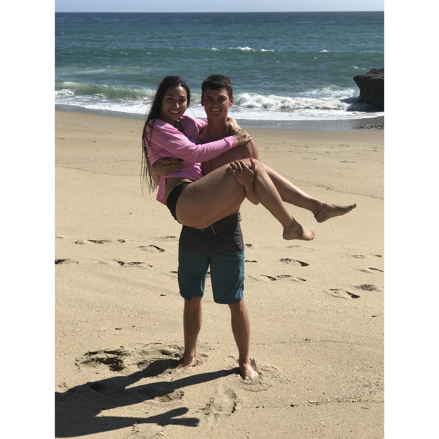 Our first beach date