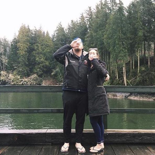 Third year anniversary in Port Renfrew. Cheers! 2017