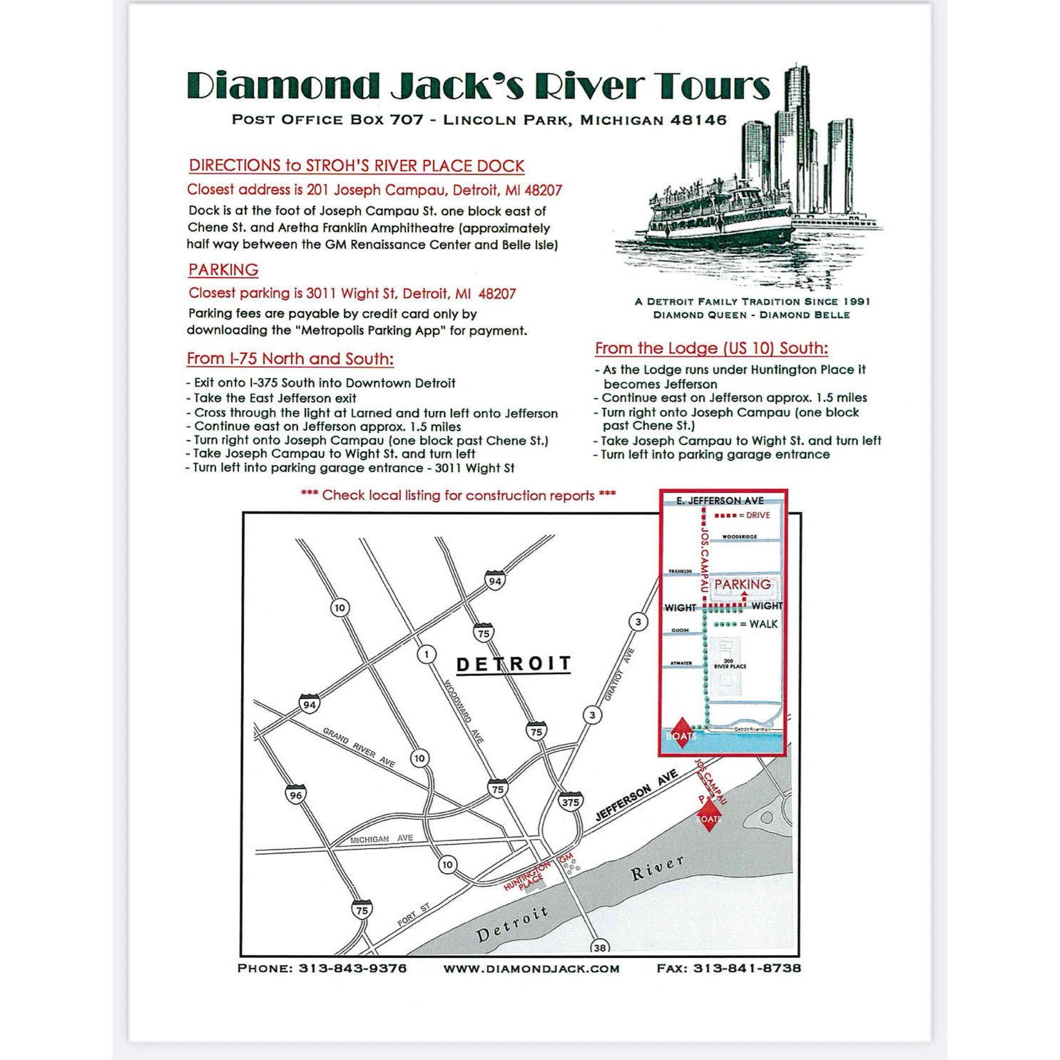 Lost? Check the graphic. If all else fails, just head for the water and keep walking!