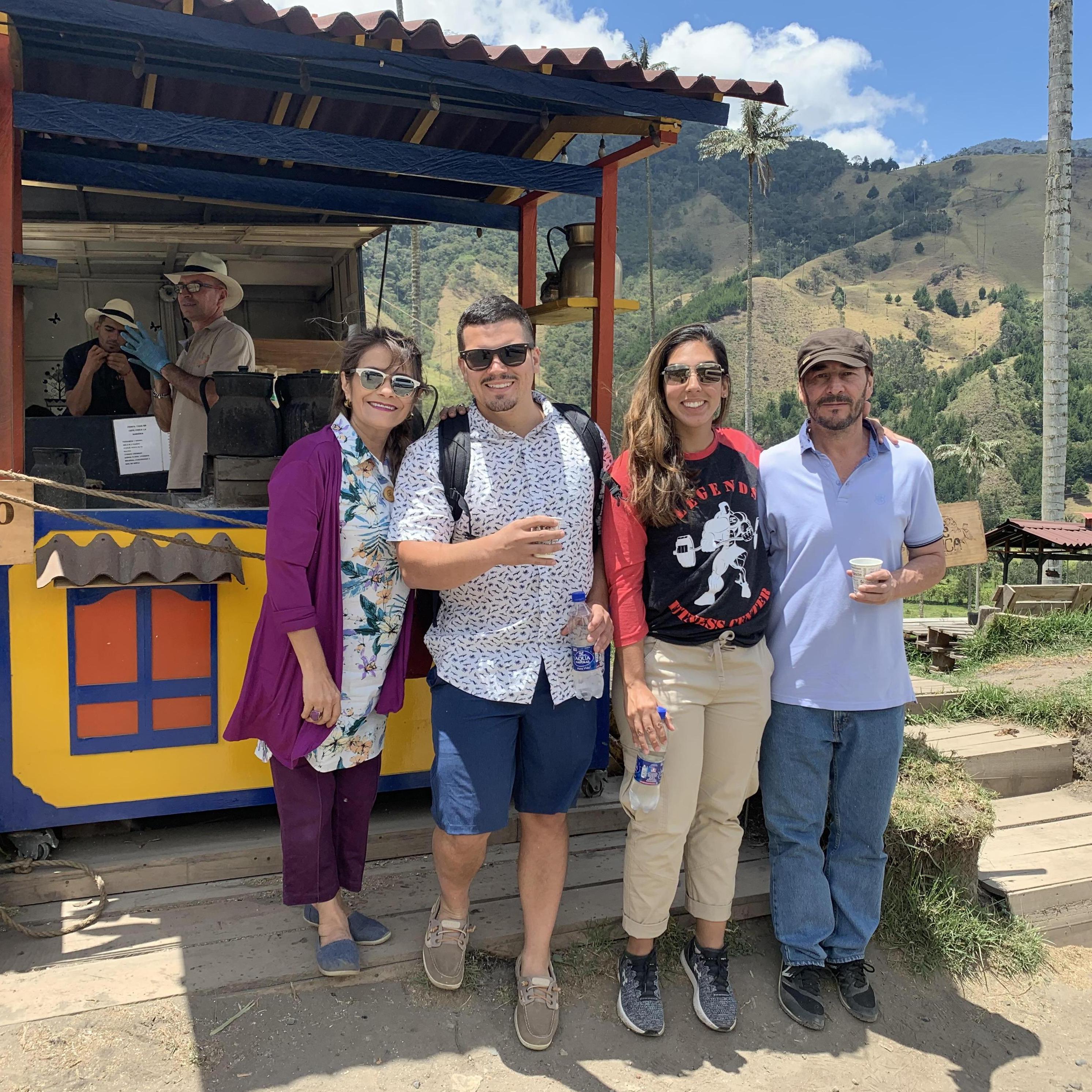 The best coffee ever and got to experience it with Emilia's family